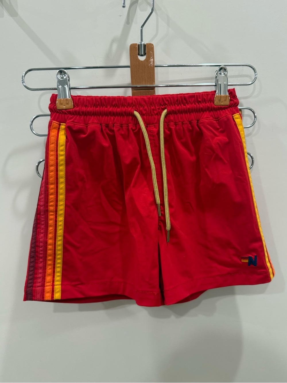 Kids Aviator Nation Red Swim Shorts